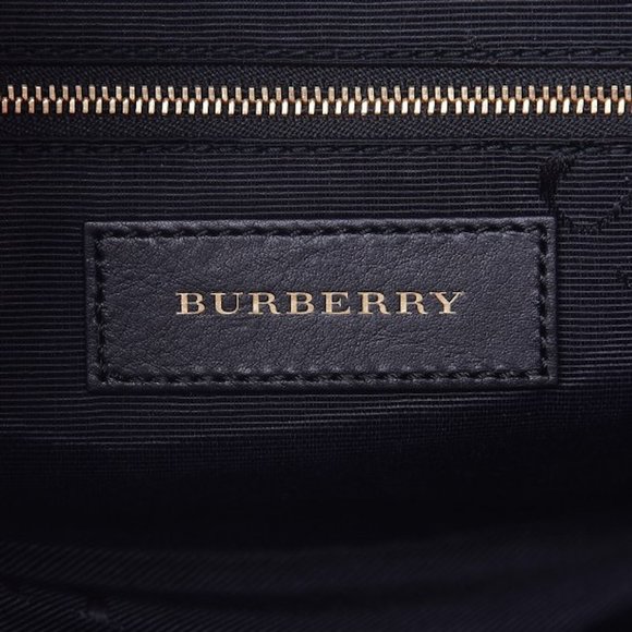NWT BURBERRY LONDON GRAINY LEATHER CHECK MEDIUM DEWSBURY TOTE  BAG - Picture 5 of 8
